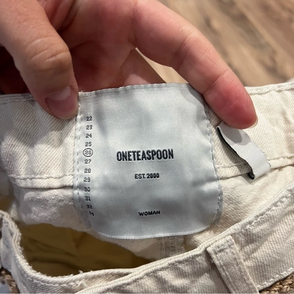 One Teaspoon Street walkers 80's nash cream jeans‎ - Picture 7 of 12